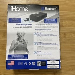 iHome Wireless Bluetooth Receiver W/ Built-in Speakerphone- NEW Open Package
