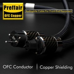 Carbon Fiber Fever Power Cable AC Power Wire, For PS-950 Alpha-OCC Conductor New
