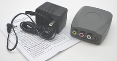 RCA COMPOSITE VIDEO/AUDIO RF MODULATOR TO CHANNEL 3 OR 4 DVD GAME CONSOLES CATV