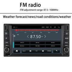 GPS Touch Screen 7″ WiFi Mirrorlink 2 Din Car Radio Stereo Android 9.0 Bluetooth
