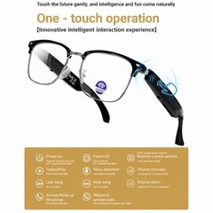 AI Smart Glasses Bluetooth Call Audio Translation for Men and Women Work Glasses