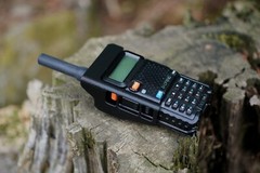 Baofeng UV-5R / BF-F9 – Black Exoskeleton Cage – Textured Finish