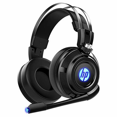 HP Wired Stereo Gaming Headset with mic, One Headset and LED Light w microphone
