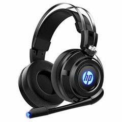 HP Wired Stereo Gaming Headset with mic, One Headset and LED Light w microphone