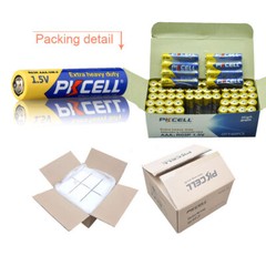 1000pcs Super Heavy Duty AA Batteries R6P LR91 PC1500 1.5V Double A Zinc-carbon