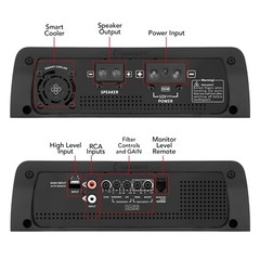 USA DEALER- Taramps BASS 1200 4 Ohms 1 Channel Amplifier 1200W RMS, Class D