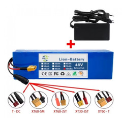 48V 13S3P 100Ah 1000W Li-ion Battery Pack 100000mAh with BMS + Charger Set New