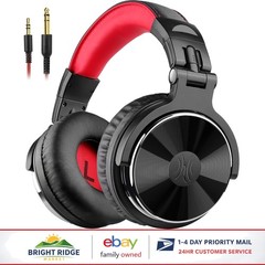 Stereo Headsets with Sound Isolation, Adjustable Headband & Detachable Cable