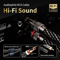 High-Quality 4.92ft RCA to XLR Male Audio Cable – 2 Pack, Gold-Plated, Nylon Bra