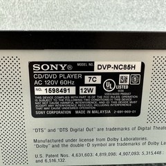 SONY 5 Disc DVD CD Player DVP-NC85H HDMI 1080i Upscale Changer w/ Remote Tested