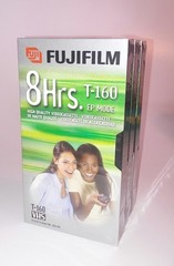 Fujifilm 3 Pack VHS Blank Tapes T-160 Up To 8hrs – Brand New