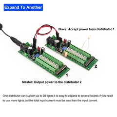 Evemodel PCB012 Power Distribution Board Self-Adapt 1 Count (Pack of 1)