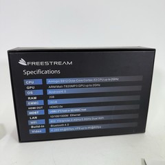 Freestream Android 6.0 4k Ultra HD TV Stream Box W/Power Cord And HDMI