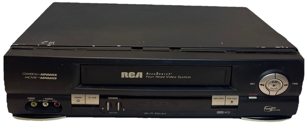 RCA 4 head AccuSearch VCR—model VR634HF—Parts/repair—No remote—SHIPS IN 24 HOURS