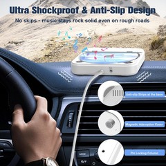 Car CD Player for CD Lovers, Road Trips, Home Listening, AUX & USB Compatible…