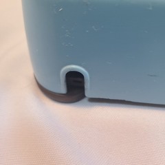 Light Blue Rotary Dial Desk Phone by Bell Systems Western Electric 1971 USA 500