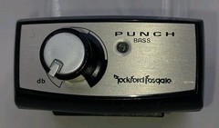 Rockford Fosgate Punch Subwoofer Bass Control Knob – 8‑Pin Remote (Knob Only)