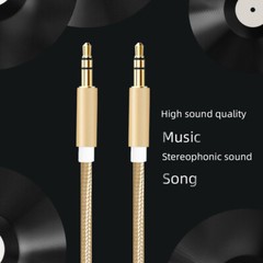 3.5MM MALE TO MALE STEREO AUDIO AUX CABLE AUXILIARY CORD FOR PC IPOD CAR PHONE