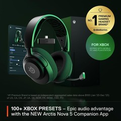 SteelSeries Arctis Nova 5X Wireless Gaming Headset for Xbox PC Black Brand New