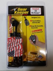 Gear Keeper Flag Stars n Stripes RT2-4212 28″ Retractable CB Microphone Hanger