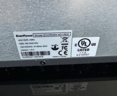 EVERFOCUS 4 Channel Input CCTV DVR DVD Burner 500 GB + Power & Remote Very Clean