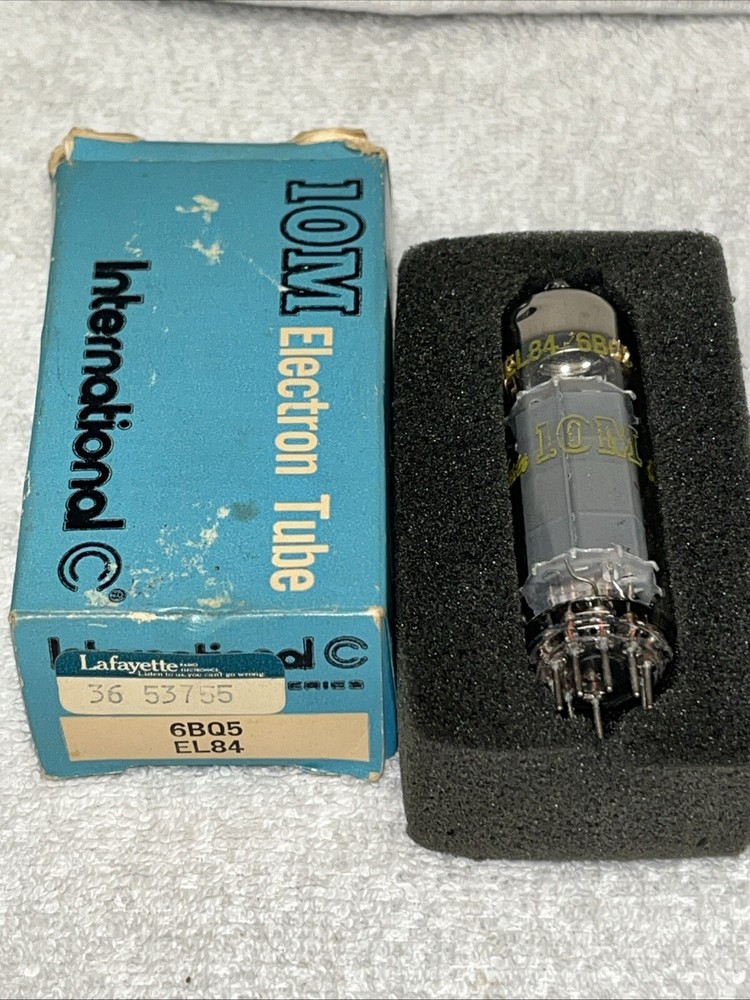 Mullard EL84 6BQ5 10m Masters Series Vacuum Tube Amplitrex Tested Strong Rare