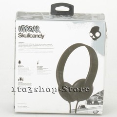 Skullcandy Uproar Uprock Wired On-Ear Headphones w/Microphone Remote Black NEW