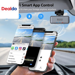 4K Mini Dash Cam Front，Front Dash Camera for Cars，Wifi Car Camera with Voice Con