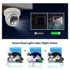 Anpviz 4MP 5MP 8MP Audio PoE IP Security Camera Outdoor AI Human Vehic Detection