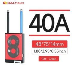 Daly BMS 3S 4S 7S 8S 12S 13S 16S 15A-60A Li-ion LiFePo4 BMS with Balance NTC USA
