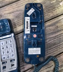 Vintage Lenoxx Sound PH-300 Dark Green Wall Mount Desk Phone Telephone