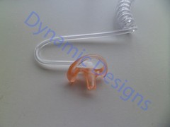 3.5 mm Listen Receive Only Ear Piece Headset with Right Ear Mold