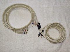 RCA , Pr/Pb/Y, and Left + Right audio set.6ft/white/HEAVY DUTY/component cables