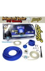 STINGER SHK341 100% OFC COPPER 4 GAUGE 8AWG DUAL WIRE CABLE AMPLIFIER WIRING KIT