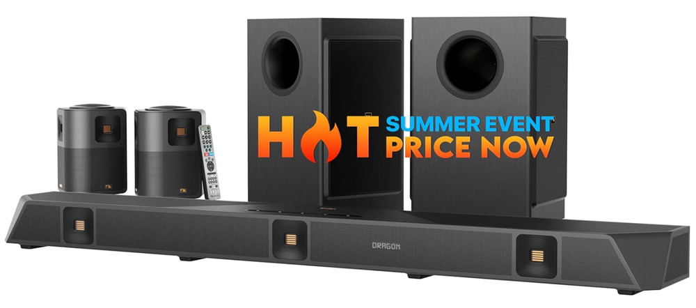 Nakamichi Dragon 11.4.6 Home Surround Sound System with Dolby Atmos & DTS:X Pro