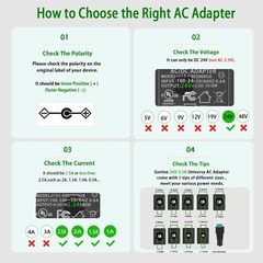 24V 2.5A DC Power Supply Adapter AC 100-240V 50-60Hz to 24Volts 2.5Amps Trans…