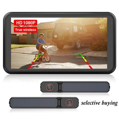 AUTO-VOX Solar Wireless Backup Camera 5″ 1080P Monitor+ 1/2PCS Rear View Cameras