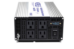 1500W Dual Voltage Inverter, 12V/24V Auto-Detect DC to 110V/120V AC Modified