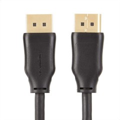 Amazon Basics DisplayPort 1.2 Cable, 21.6Gbps High-Speed, 4K@60Hz, 2K@165Hz