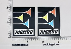 Echoplex Maestro EP-3 Badges Pair Custom Made Aluminum