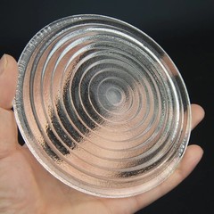 1PC Glass Spotlight Fresnel Lens Photography Television Tungsten Lens IP23 US