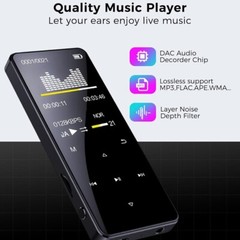 Support 128GB MP4/MP3 Player Bluetooth Lossless Music FM Radio Recorder Sport