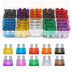 12 Way Blade Fuse Box Block Holder LED Indicator 12V Auto Marine Boat Waterproof