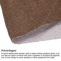 Coffee Speaker Grill Cloth 40″x58″ Stereo Box Fabric Dustproof Mesh