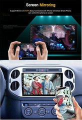 Apple Carplay For 10.1” Android 10 Car Stereo Radio GPS Navi WIFI USB + Camera