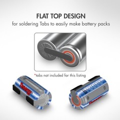 Tenergy Propel Sub C High Capacity 3000mAh NiMH Rechargeable Battery Flat Top