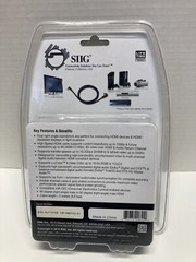 SIIG 10 feet 90 Degree to 90 Degree Cable – 2M – HDMI for Audio/Video Device