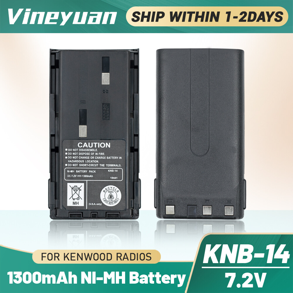1PC 1300mAh KNB-14 KNB-15A Ni-MH Battery for TK-260 TK-270 TK-272 TK-360 TK-2100