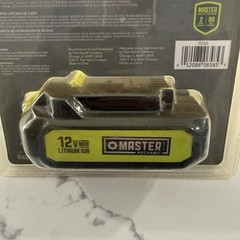Master Mechanic 212614 Lithium-Ion 1.3Ah Battery, 12V