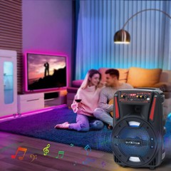1000W Portable Wireless Bluetooth Speaker Super Bass Stereo Radio FM TF AUX USB
